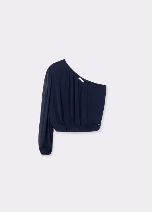 Blusa Asimetrica Choker