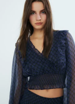 Blusa Cruzada Volantes