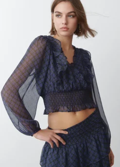 Blusa Cruzada Volantes