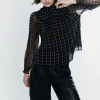 Blusa Cuello Alto