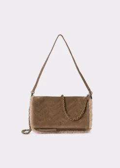 Bolso Doblefaz Acolchado Tachas Piel