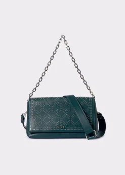 Bolso Mediano Solapa Tachas