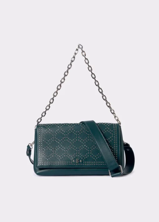 Bolso Mediano Solapa Tachas