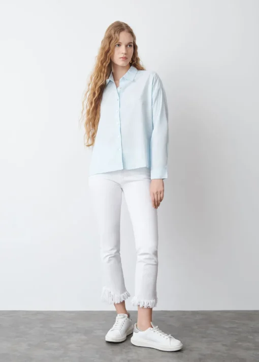 Camisa Basica Celeste