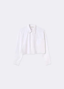 Camisa Cropped Lisa Bolsillo