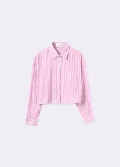 Camisa Cropped Rayas