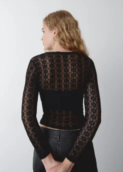 Camiseta Lace Manga Larga
