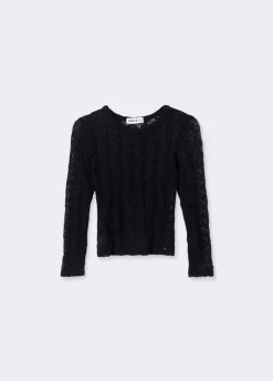 Camiseta Lace Manga Larga
