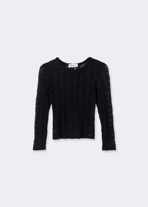 Camiseta Lace Manga Larga