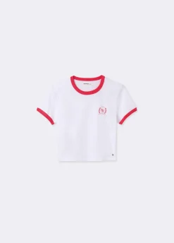 Camiseta Manga Corta Contraste