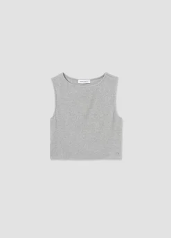 Camiseta Sin Manga Gris