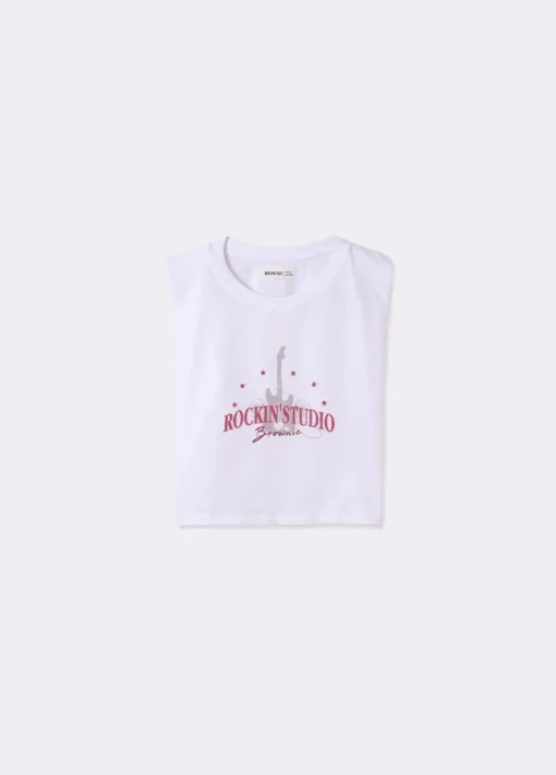 Camiseta Sin Manga Guitarra