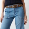 Cinturon Eyelets Piel