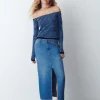 Falda Larga Twill