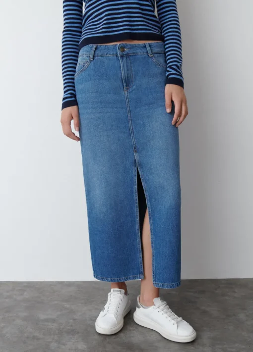 Falda Larga Twill
