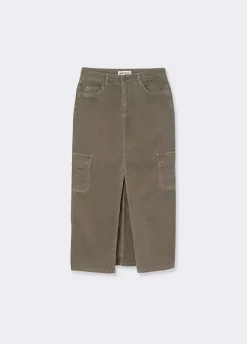 Falda Larga Twill