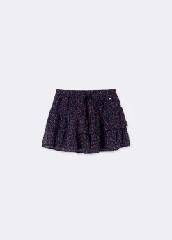 Falda Mini Jaretas Estampado