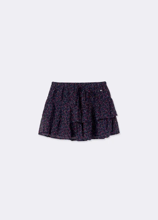Falda Mini Jaretas Estampado