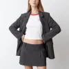 Falda Mini Tablas Raya Diplomatica