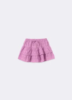 Falda Volantes Textura