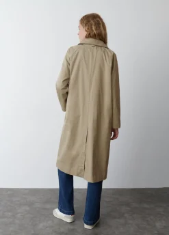 Gabardina Larga Cuello Pana