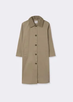 Gabardina Larga Cuello Pana