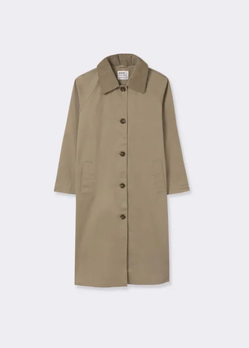 Gabardina Larga Cuello Pana