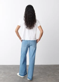 Jeans Culotte Bajo Desdoblado