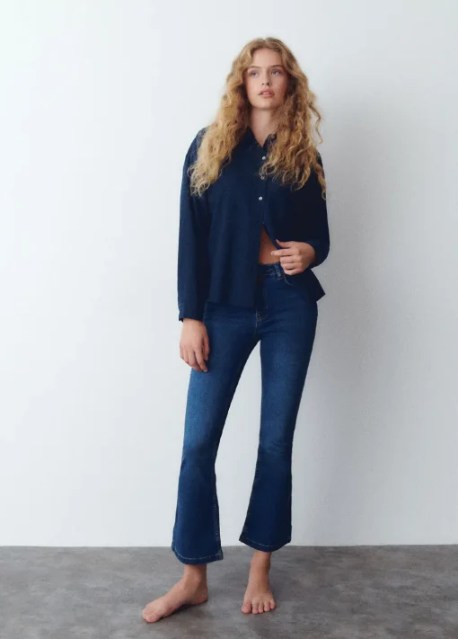 Jeans Flare Cropped