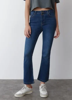 Jeans Flare Cropped