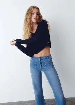 Jersey Cropped Cuello Pico