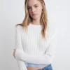 Jersey Cropped Detalle Camisa