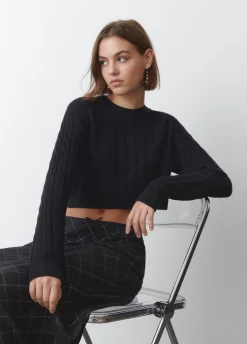 Jersey Cropped Trenzas
