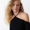 Jersey Escote Halter Atado
