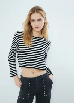 Jersey Rayas Cropped