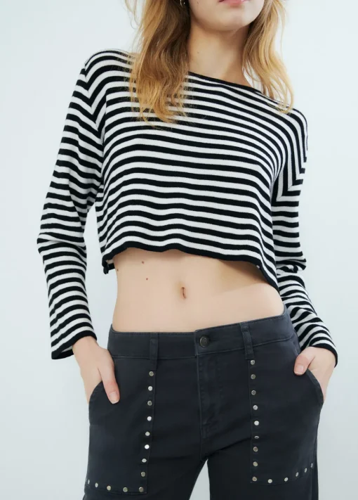 Jersey Rayas Cropped