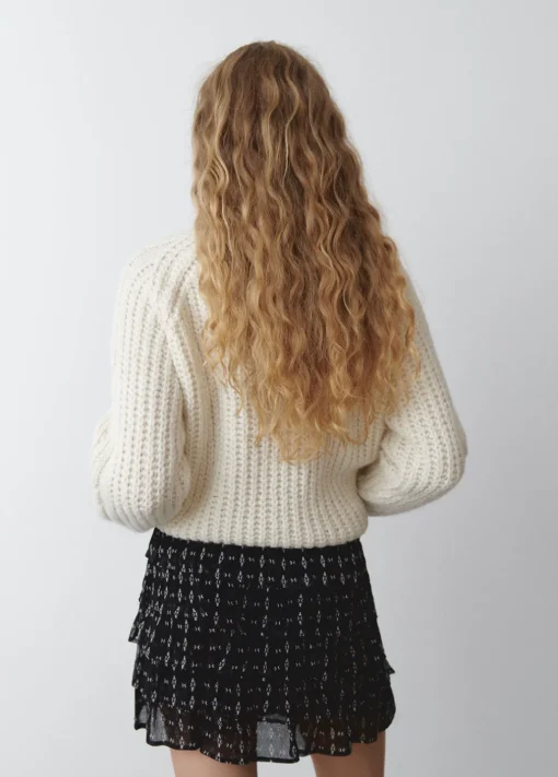 Jersey Trenzas Cuello Redondo