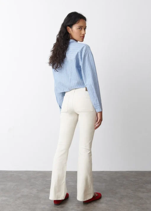 Pantalon Campana Bolsillos Frontales