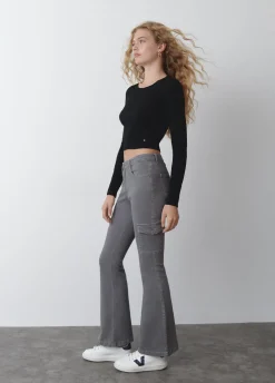 Pantalon Campana Cargo