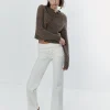 Pantalon Pana Culotte Bolsillo Frontal