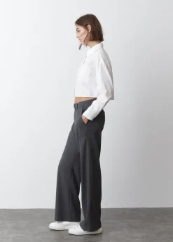 Pantalon Recto Con Cinturon