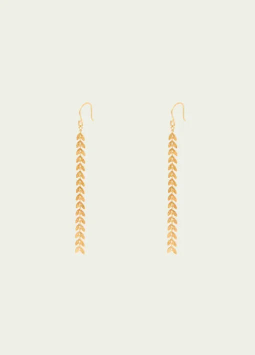 Pendientes Largos Hojitas