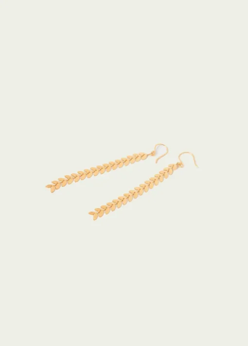 Pendientes Largos Hojitas