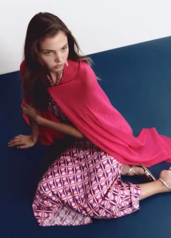 Shawl Liso Fucsia