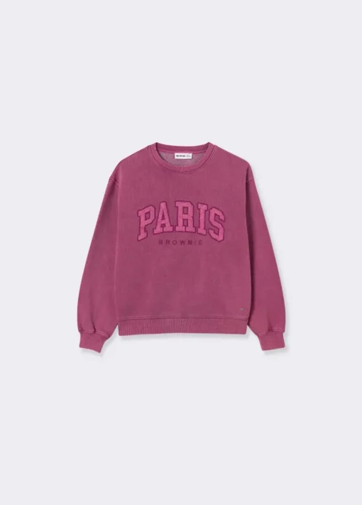 Sudadera Bordada Paris