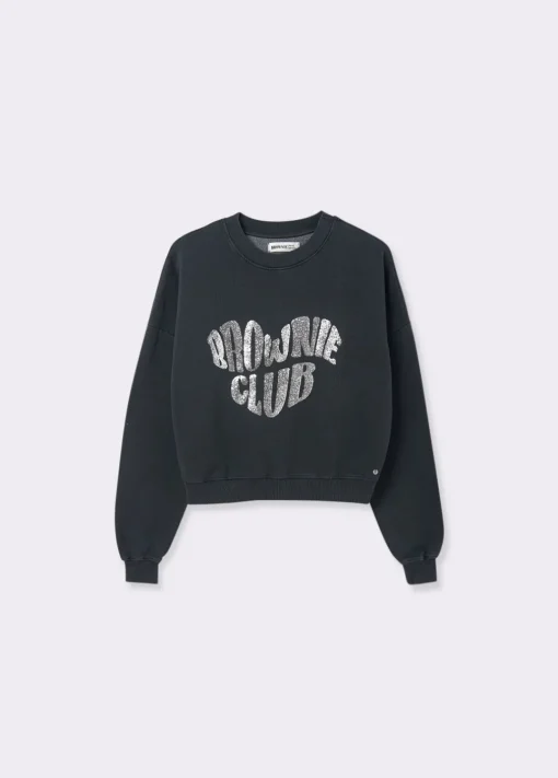 Sudadera Brownie Corazon Glitter