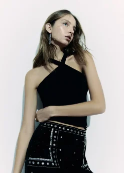 Top Chenilla Cruzado
