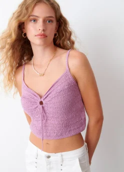 Top Crochet Tirantes Nudo