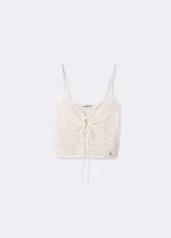 Top Crochet Tirantes Nudo