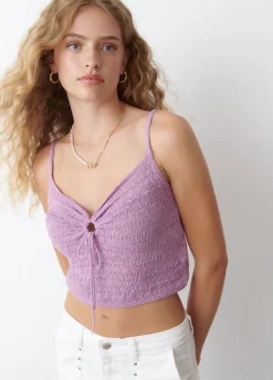 Top Crochet Tirantes Nudo